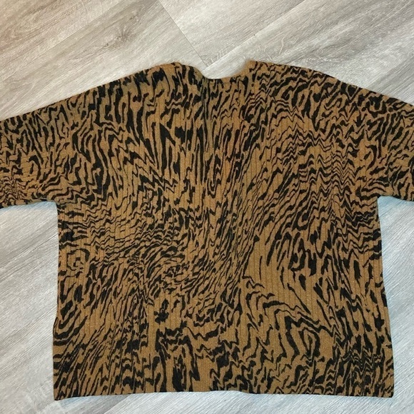 Madewell Tigerized Cameron Ribbed Cardigan Sweater in Coziest Yarn - Picture 11 of 12